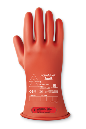 ActivArmr电绝缘手套（保护等级0 - RIG011R）