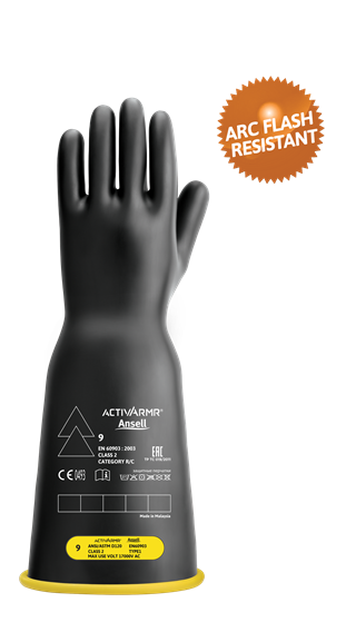 ActivArmr Bi-Color Electrical Insulating Gloves Class 2 – RIG216YBBC