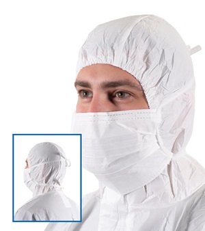 BioClean™ Sterile Tie-on Face Mask MTA210-1