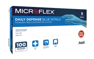 MICROFLEX® Daily Defense Blue Nitrile 10-733